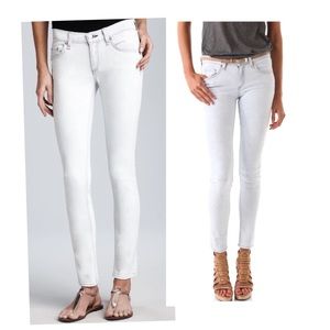 •rag & bone ‚skinny bleach out‘ jeans•